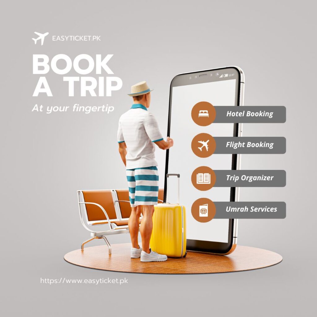 All Travel Services Easy Ticket.pk Easyticket.pk provides seamless travel booking services for both B2B travel agents and B2C customers.